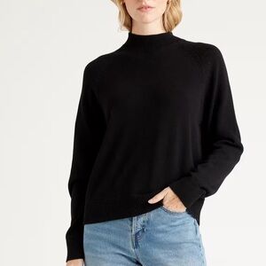 Quince mock neck sweater